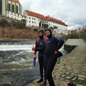 Trénink ve Vltavě